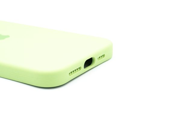 Силіконовий чохол Full Cover для iPhone 14 Pro Max green Full Camera