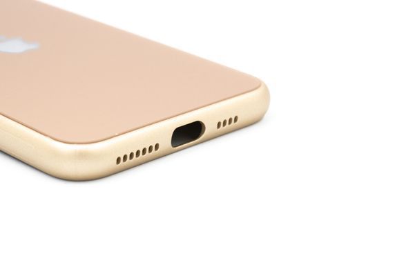 TPU+Glass чохол Matte Candy для Apple iPhone 11 Pro Max Full camera gold