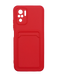 Силіконовий чохол WAVE Colorful Pocket для Xiaomi Redmi Note 10 4G/Note 10S red Full Camera