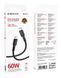 Кабель Borofone BX116 Type-C to Type-C FC 60W 1m black