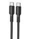 Кабель Borofone BX116 Type-C to Type-C FC 60W 1m black