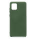 Силиконовый чехол Full Cover для Samsung Note 10 Lite /A81 dark green без logo