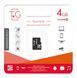 Карта памяти microSDHC T&G 4 Gb BSDCL4-00 10class без адаптера