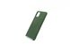 Силіконовий чохол Full Cover для Samsung Note 10 Lite / A81 dark green без logo