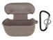 Чохол for AirPods 3 силіконовий gray з мікрофіброю