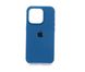 Силіконовий чохол Full Cover для iPhone 15 Pro blue cobalt