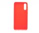 Силиконовый чехол Auto Focus кожа для Samsung A50 red