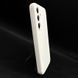 Силиконовый чехол Full Cover Lakshmi для Samsung S23 FE white (AAA) Full Camera без logo