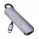 USB Hub Hoco HB28 Type-C multi-function converter (HDTV+USB3.0+USB2.0+SD+TF+PD) metal grey