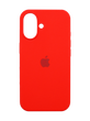 Силіконовий чохол Full Cover для iPhone 16 Plus red