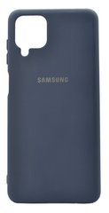 Силіконовий чохол Full Cover для Samsung A12/M12 midnight blue my color