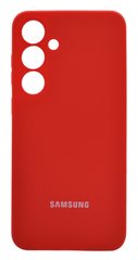 Силіконовий чохол Full Cover для Samsung S24+ red Full Camera