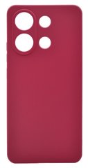 Силиконовый чехол Full Cover для Xiaomi Redmi Note 13 4G rose red Full Camera без logo