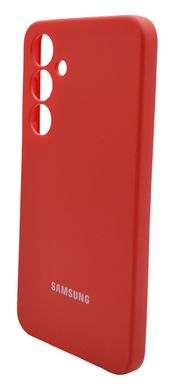 Силіконовий чохол Full Cover для Samsung S24+ red Full Camera