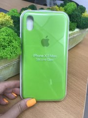 Силіконовий чохол original для iPhone X/XS party green