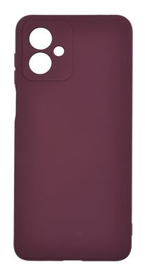 Силиконовый чехол Full Soft для Motorola G54 plum Full Camera