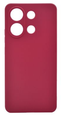 Силіконовий чохол Full Cover для Xiaomi Redmi Note 13 4G rose red Full Camera без logo