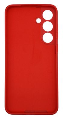 Силіконовий чохол Full Cover для Samsung S24+ red Full Camera