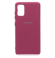 Силиконовый чехол Full Cover для Samsung A41 marsala my color
