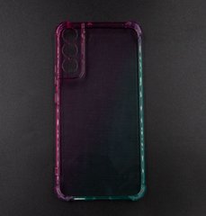 Силиконовый чехол WAVE Shine для Samsung S22+ pink/turquoise