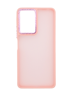 Чохол TPU Space II Color Matte для Xiaomi Redmi Note 10 Pro/Note 10 Pro Max 4G pink