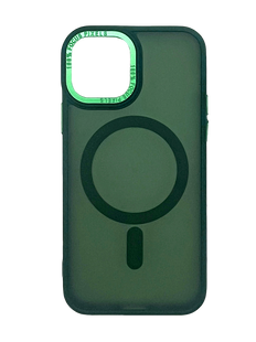 Чохол TPU+PC Space Magnetic Color with Magsafe для iPhone 14 Pro green