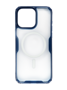 TPU+PC чохол Nillkin Nature Pro Magnetic для iPhone 15 Pro blue/clear