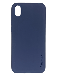 Силиконовый чехол Spigen Soft touch для Huawei Y5 2019 blue