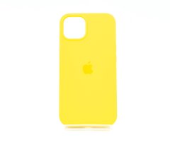 Силіконовий чохол Full Cover для iPhone 13 neon yellow