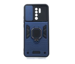Чохол SP Camshield Serge Ring для Xiaomi Redmi 9 dark blue протиударний шторка/захист камери