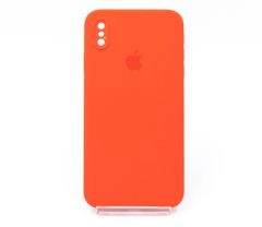 Силіконовий чохол Full Cover Square для iPhone XS Max red Full Camera