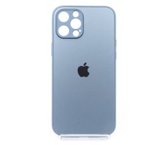 TPU+Glass чохол Matte Candy для Apple iPhone 12 Pro Max Full Сamera blue