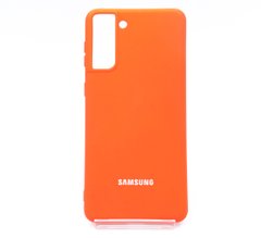 Силиконовый чехол Full Cover для Samsung S21+ red