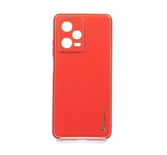 Чохол шкіра Xshield для Xiaomi Redmi Note 12 Pro 5G red Full camera