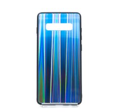 Накладка Carbon Gradient Hologram для Samsung S 10+ deep blue