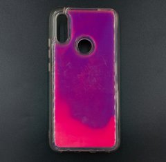 Накладка Color Sand для Xiaomi Redmi 7 neon sand glow in the dark violet/pink