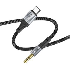 AUX кабель Hoco UPA26 Fresh digital audio conversion cable Type-C 1m black
