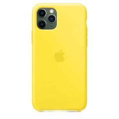 Силіконовий чохол Full Cover для iPhone 11 Pro yellow