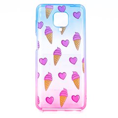 Силиконовый чехол WAVE Sweet&Asid Case для Xiaomi Redmi Note 9s/Note 9Pro (TPU) blue/pink/ice cream