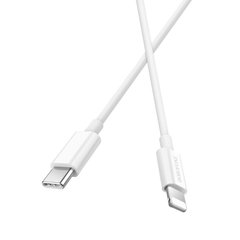 USB кабель Borofone BX19 Double Speed PD 20W Type-C to Lightning 3A/1m white