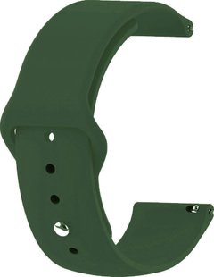 Ремешок Silicone 22mm dark green