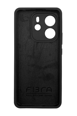 Силіконовий чохол Fibra для Xiaomi Redmi Note 14 4G black Full Camera