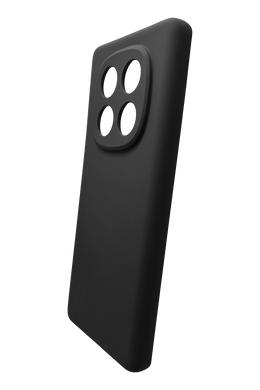 Силіконовий чохол Softy для Xiaomi Redmi Note 14 Pro 4G black Full Camera з мікрофіброю