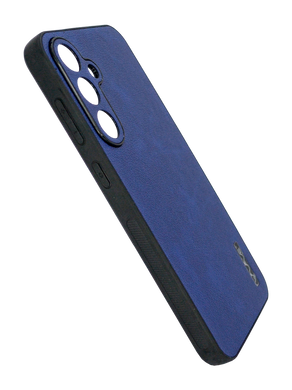 Чохол WAVE Leather для Samsung S23 FE blue Full Camera