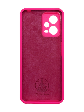 Силіконовий чохол Full Cover для Xiaomi Redmi Note 12 5G barbie pink (AAA) Full Camera без logo