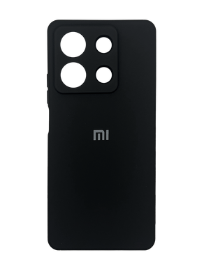 Силіконовий чохол Full Cover для Xiaomi Redmi Note 13 5G black Full Camera