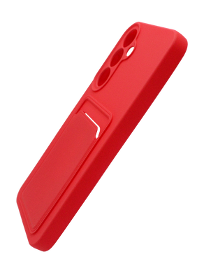 Силиконовый чехол WAVE Colorful Pocket для Samsung A55 red Full Camera