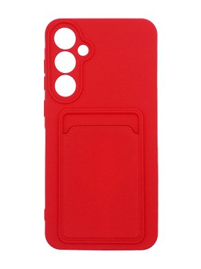 Силиконовый чехол WAVE Colorful Pocket для Samsung A55 red Full Camera