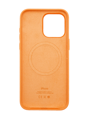 Силіконовий чохол with MagSafe для iPhone 15 Pro Max orange sorbet 1:1 Smart animation