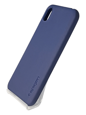 Силиконовый чехол Spigen Soft touch для Huawei Y5 2019 blue